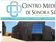 Tablet Screenshot of centromedicodesonora.com